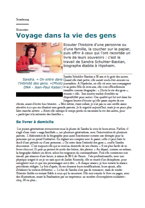 Voyage dans la vie des gens - DNA - Fév 2003